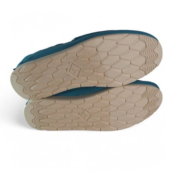 Sperry Moc-Sider Quilted Nylon Casual Shoes Blue STS23794 Men's 8M - Picture 8 of 11